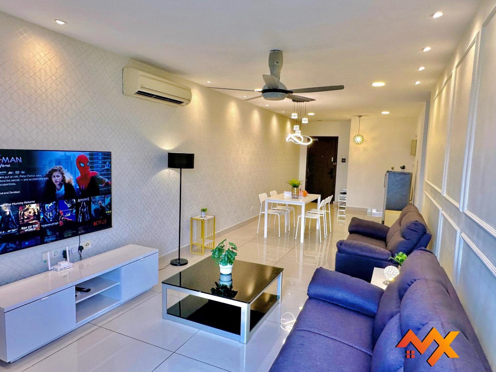 Ksl Mall 6-20pax Private Lift-netflix-smarttv 70inch Apartment *