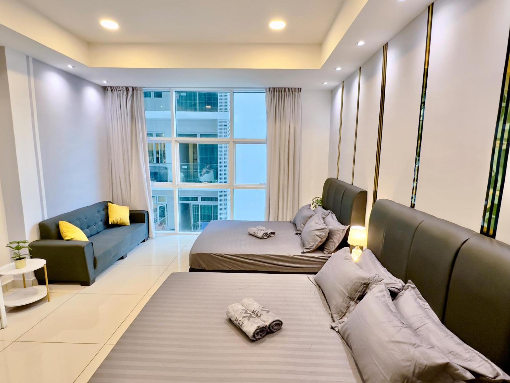 Ksl Mall 6-20pax Private Lift-netflix-smarttv 70inch Apartment