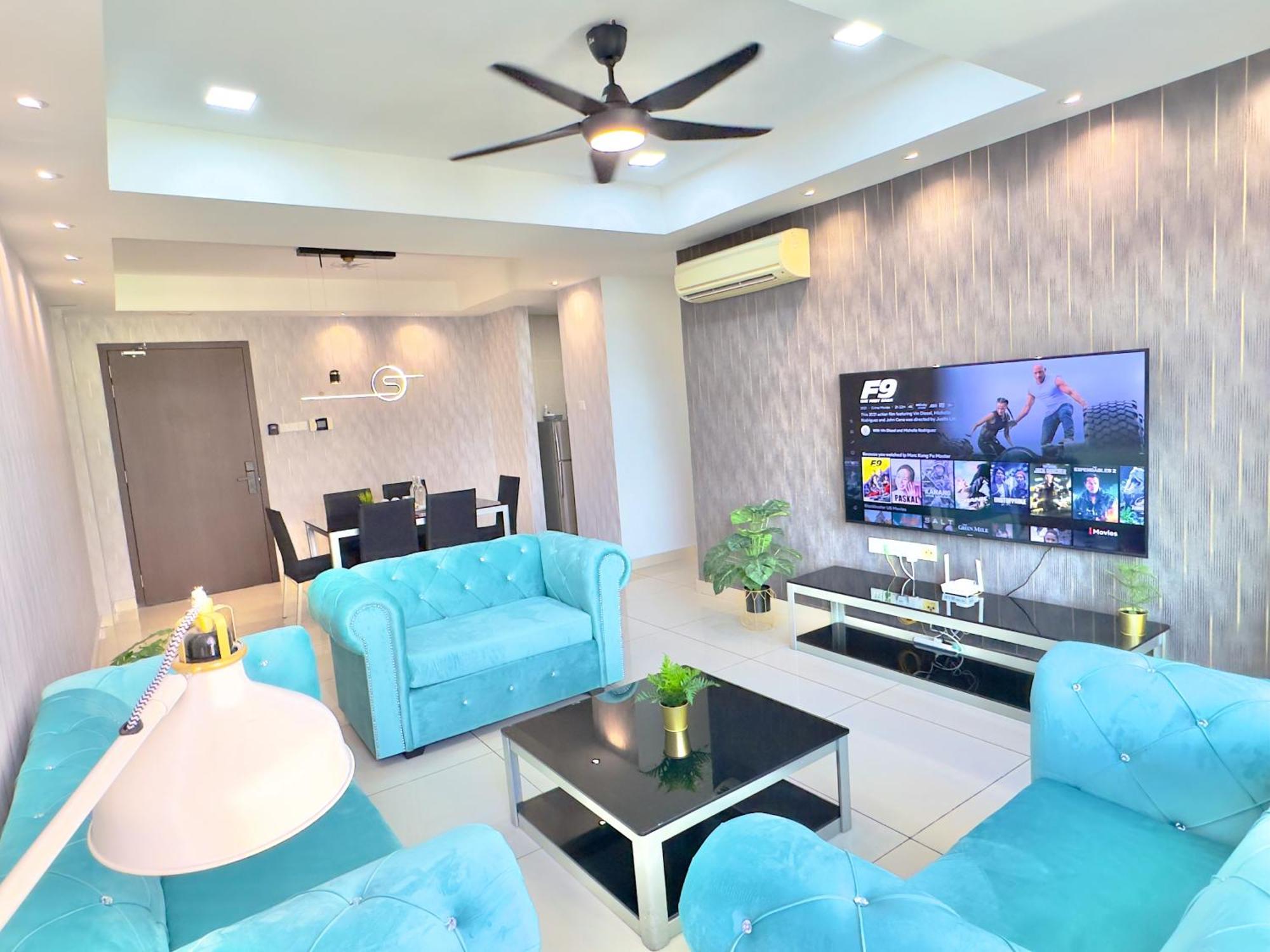 Apartment Ksl Mall 6-20pax Private Lift-netflix-smarttv 70inch *