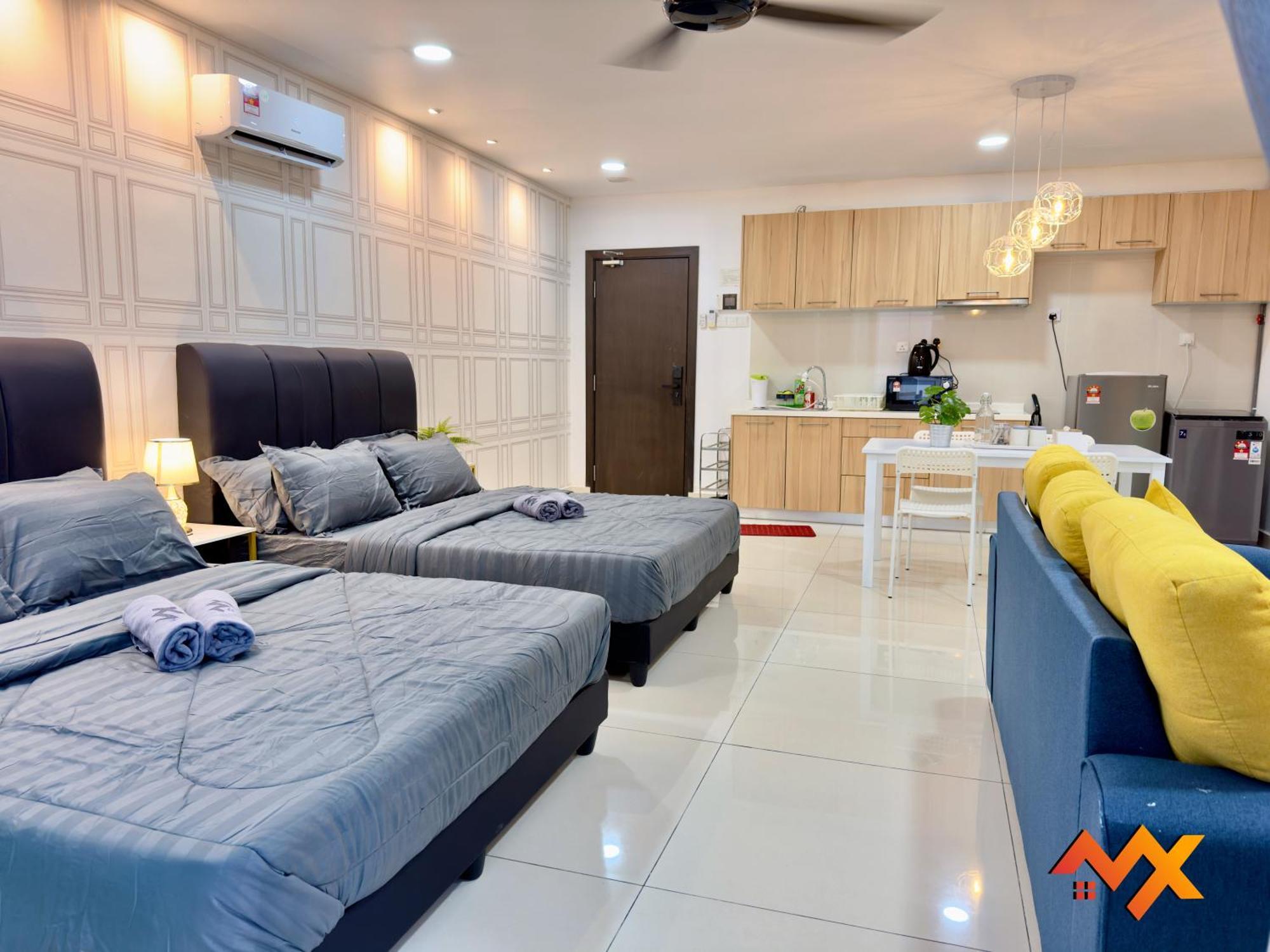 Ksl Mall 6-20pax Private Lift-netflix-smarttv 70inch Apartment