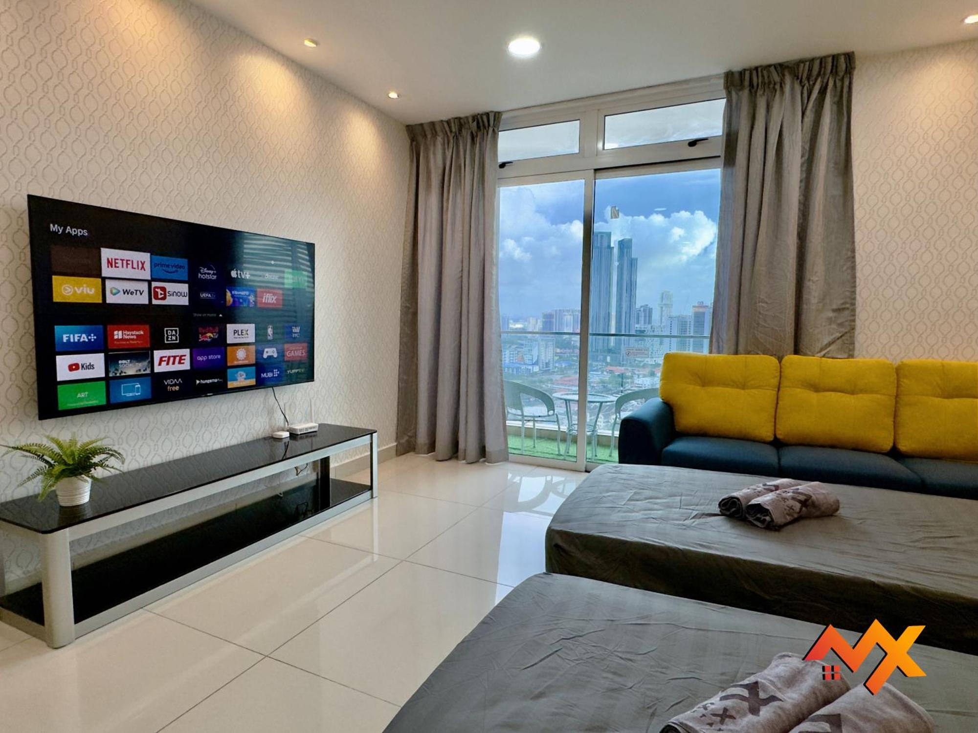 Ksl Mall 6-20pax Private Lift-netflix-smarttv 70inch Apartment Johor Bahru